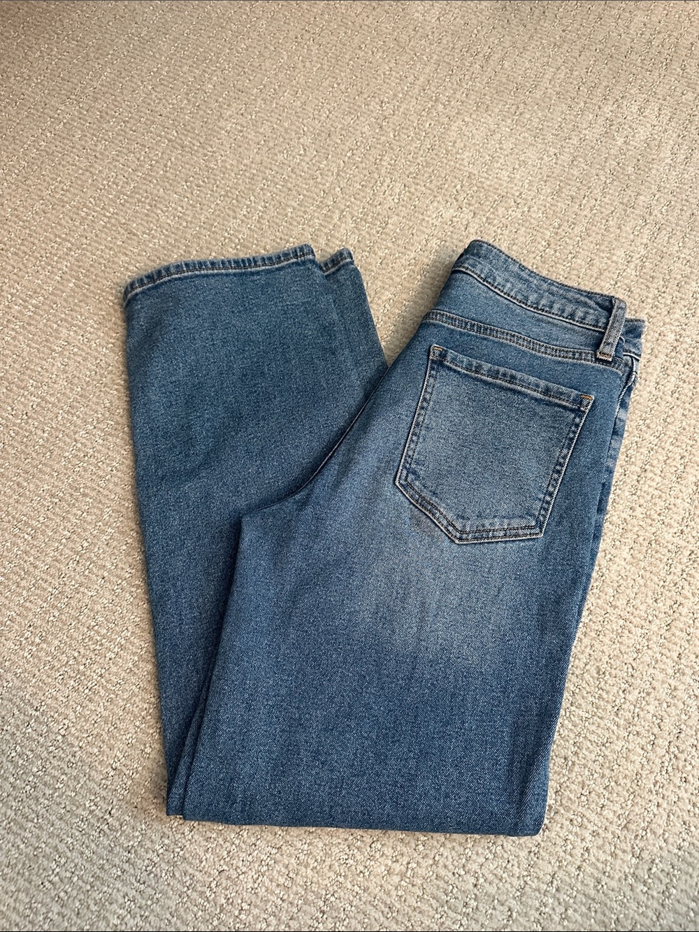 Just Black/JBD Women's Mid Blue Straight Leg Jeans